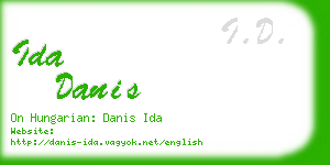 ida danis business card